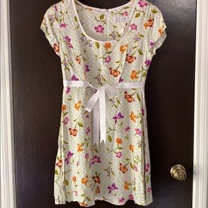 XOXO Floral/Checkered dress